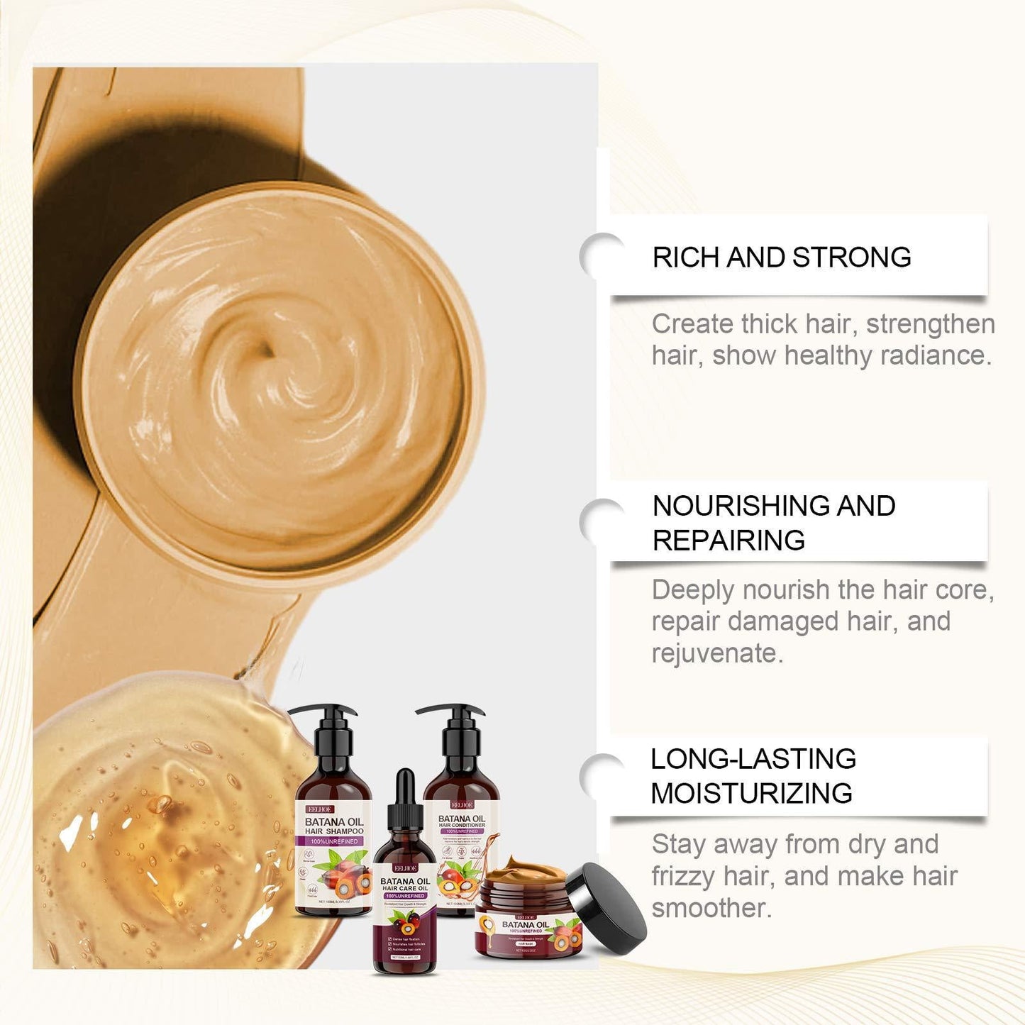 Revitalizing Batana Oil Hair Treatment Collection