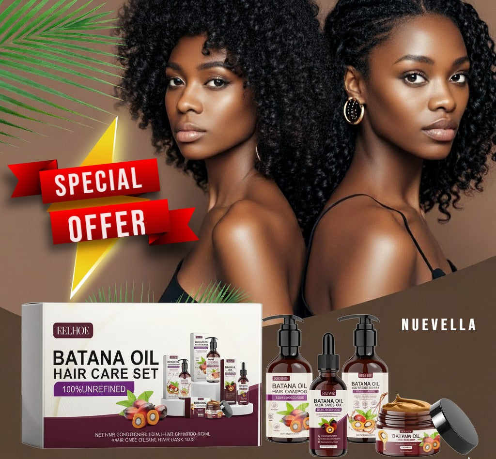Revitalizing Batana Oil Hair Treatment Collection